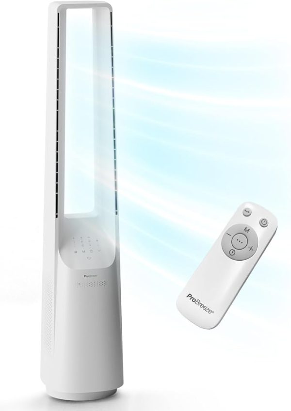 پنکه برجی بدون پره Pro Breeze 40 اینچی با موتور DC